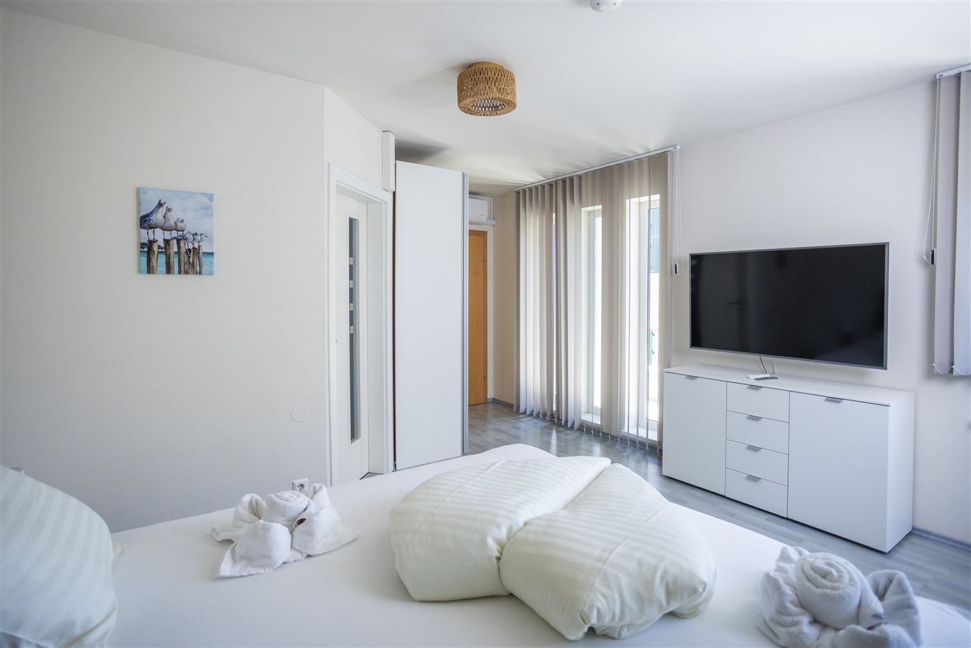 Ausstattung des Apartments Hafenruhe